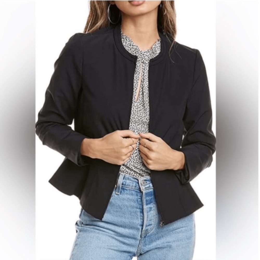 NWT Rebecca Taylor Peplum Blazer Jacket